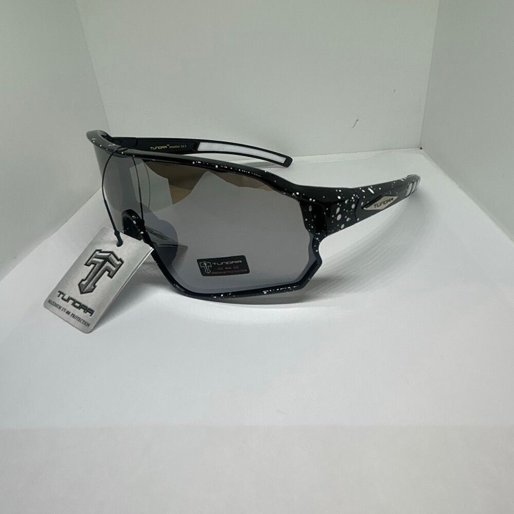 Tundra Wraparound Shield Sunglasses UV400 Mirrored Sport Style